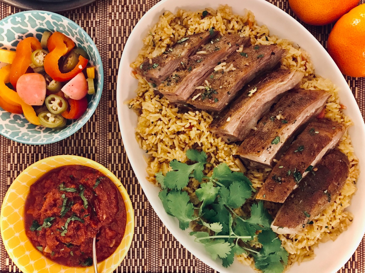 Bahraini Style Lamb Belly & Rice (Machbous)